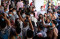 Ratusan Buruh Demo di...