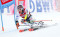 Aksi Atlet Ski di Alpine...