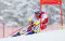 Aksi Atlet Ski di Alpine...