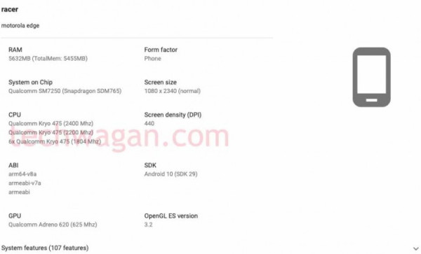 Foto Wujud Nyata Motorola Edge Benarkan Kamera 64 MP