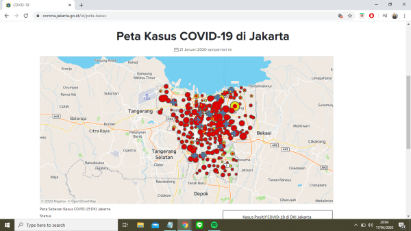 Begini Cara Cek Persebaran COVID-19 Melalui Portal Online