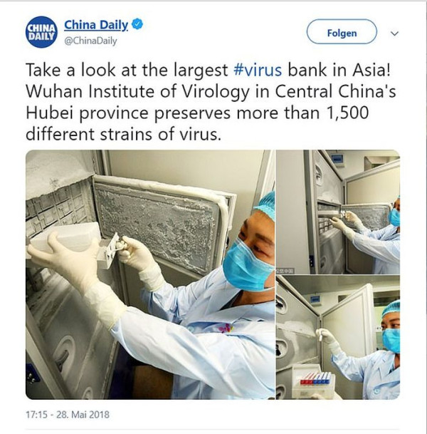 Foto-Foto Labotarium Wuhan Simpan 1.500 Virus Termasuk COVID-19