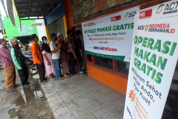 Warteg Gratis ACT-SINDOnews Berkah bagi Para Korban PHK