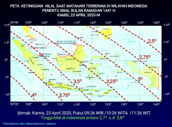 Berdasarkan Perhitungan Astronomi, Ini Perkiraan 1 Ramadhan 1441 H