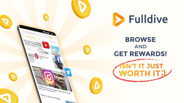 Fulldive Luncurkan Web Browser Inovatif yang Menghasilkan Uang