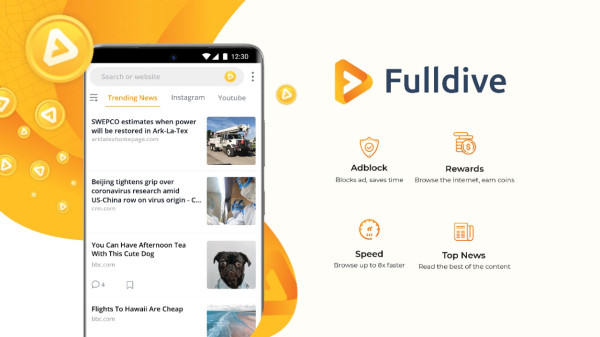 Fulldive Luncurkan Web Browser Inovatif yang Menghasilkan Uang