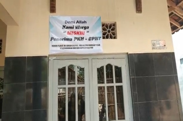 Puluhan Rumah Bagus di Pekalongan Ditempel sebagai Warga Miskin Penerima PKH-BNPT