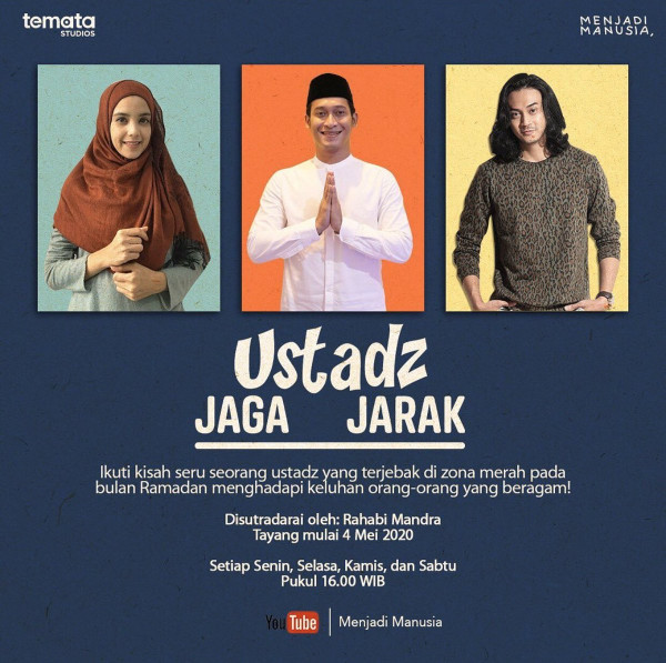 Ngabuburit Kocak Berfaedah lewat Web Series Ustadz Jaga Jarak