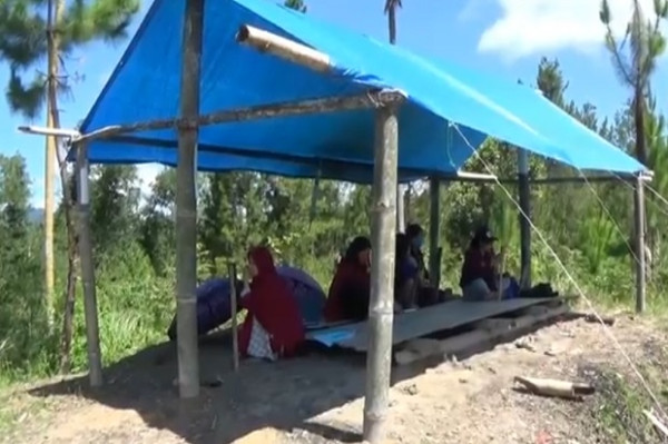 Kisah Mahasiswa di Pedalaman yang Naik Gunung demi Cari Jaringan Internet untuk Kuliah Online
