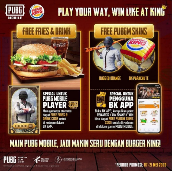 PUBG Mobile Bagikan Skin Gratis di Event 'Play Your Way, Win Like A King'
