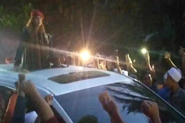 Pascabebas dari Lapas Cibinong, Beredar Video Bahar Smith Disambut Pendukung