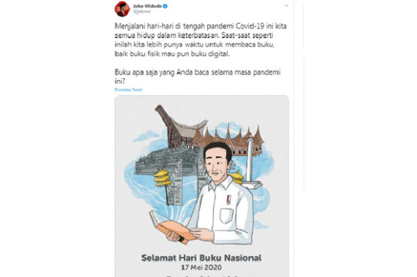Jokowi: Buku Apa Saja yang Anda Baca Selama Pandemi?