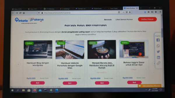 Membandingkan Situs Mitra Kartu Prakerja dan Website Tandingannya