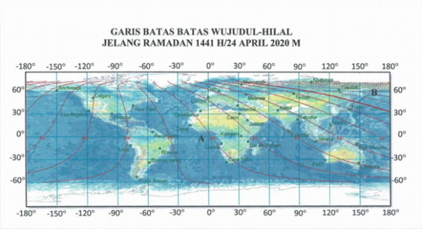 Hisab Ramadhan, Syawal, dan Zulhijah 1441 H Menurut Muhammadiyah
