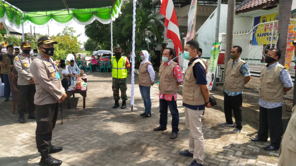 Tekan Penyebaran Covid-19, Polres Bangkalan Resmikan Dua Kampung Tangguh