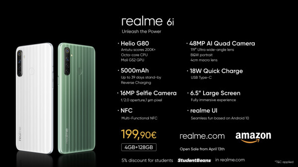 Bermain di Dapur Kamera, realme 6s Diluncurkan Bersama Chipset Helio G90T