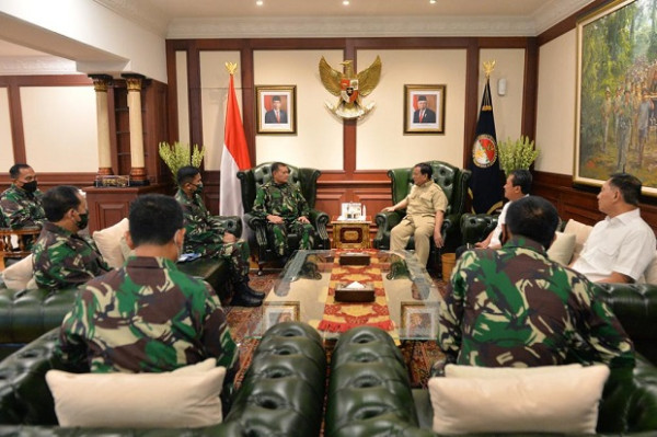 Usai Dilantik, KSAL Laksamana TNI Yudo Margono Temui Prabowo Subianto