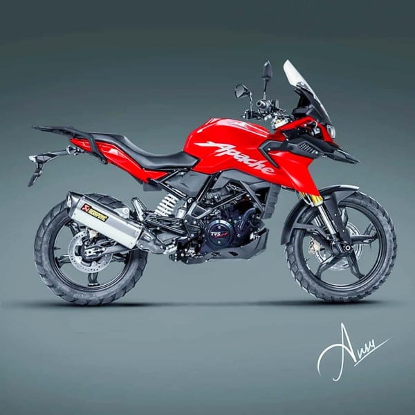 TVS Apache 310 Adventure Sang Penatang KTM 390 ADV