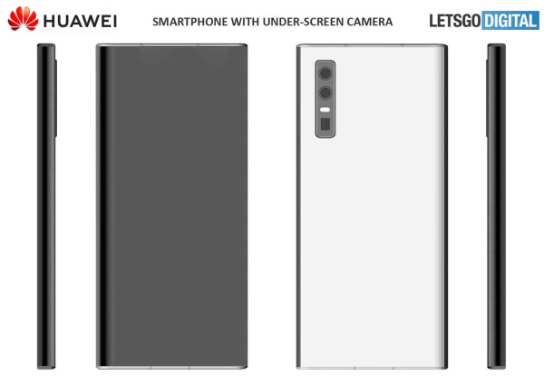 Huawei Patenkan Dua Smartphone dengan Kamera di Bawah Layar