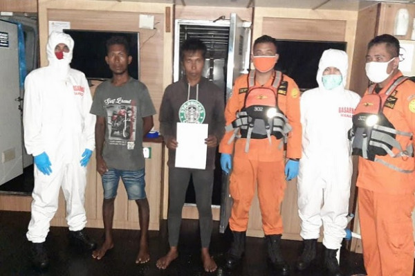 KM Nadine 01 Ditemukan Basarnas Manado di Laut Maluku Utara