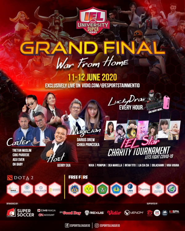 Grand Final IEL University Super Series 2020 Berlangsung Online