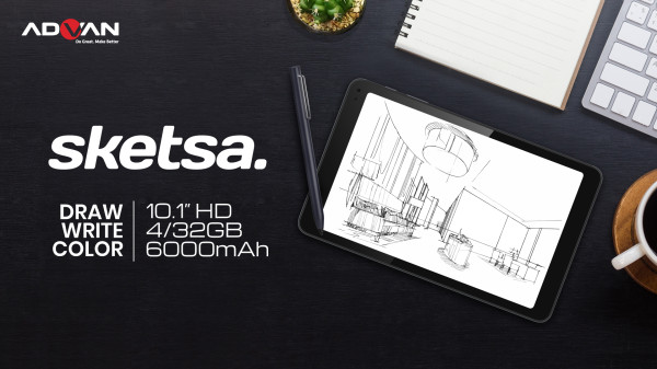 Dilengkapi Stylus, Advan Tawarkan Tablet Sketsa Premium Seluas 10 Inci