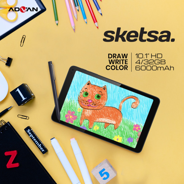 Dilengkapi Stylus, Advan Tawarkan Tablet Sketsa Premium Seluas 10 Inci