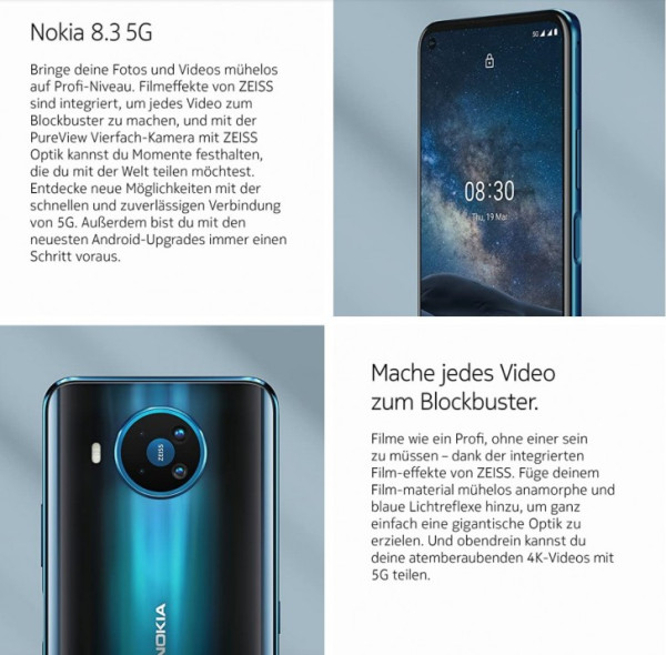 Eksis di Amazon Jerman, Tanda-tanda Nokia 8.3 5G Segera Meluncur