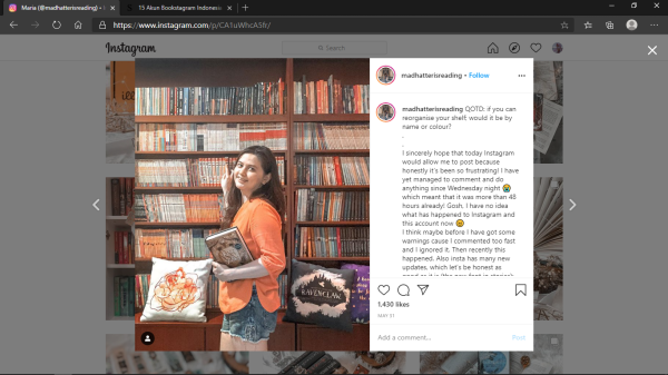 Suka Buku dan Foto? Saatnya Ikuti Akun-akun Bookstagramer