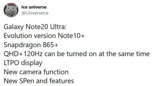 Galaxy Note20 Ultra 5G Ditenagai SoC Snapdragon yang Belum Diumumkan