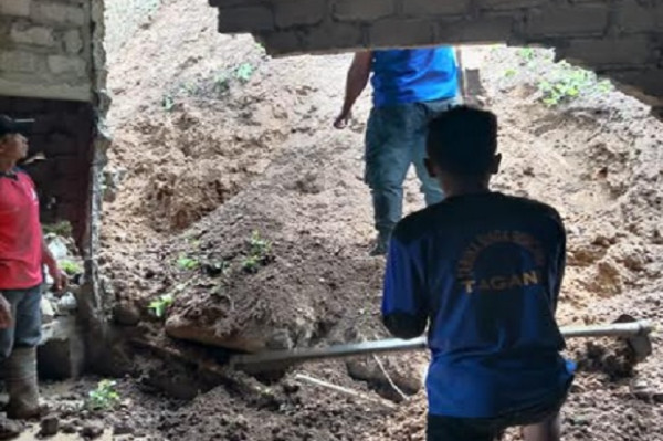 Curah Hujan Tinggi, Air di Wilayah Bolsel Meluap