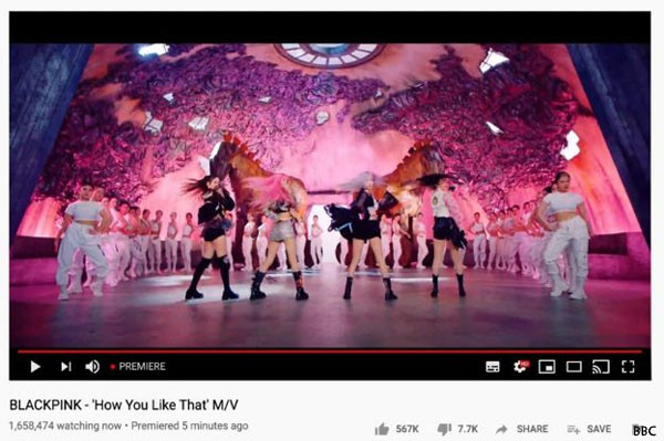 BlackPink Jungkalkan Rekor BTS Lewat How You Like That