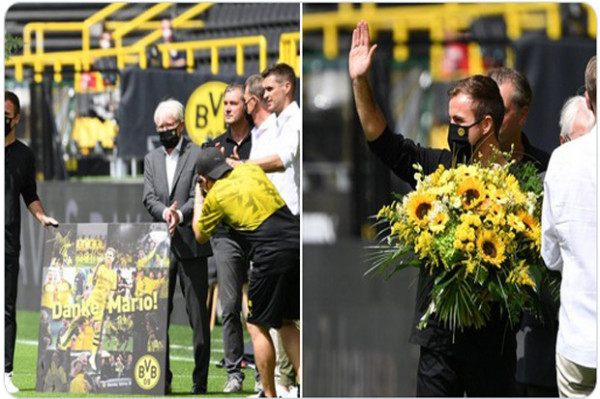 Laga Terakhir Mario Gotze Bersama Dortmund Berakhir Tragis