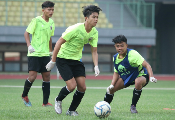 Timnas Indonesia U-16 Jalani Latihan Perdana Setelah Corona Mewabah