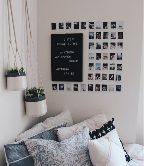 Bosan dengan Suasana Kamar? Yuk, Dekor dengan Variasi Foto Polaroid