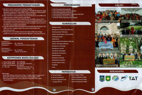 UTS Buka Program Magister Manajemen Inovasi