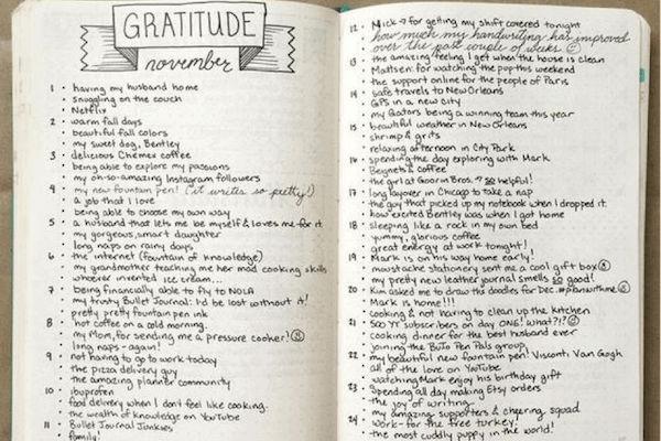 Belajar Bersyukur dengan Membuat Gratitude Journal