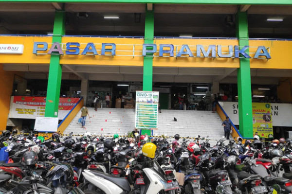 Usai Ditutup 3 Hari, 150 Pedagang Pasar Pramuka Rapid Test Covid-19