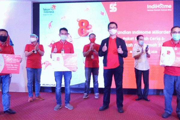Telkom Undi Pemenang Program IndiHome Miliarder