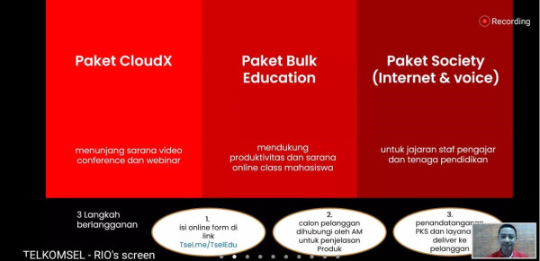 Telkomsel Bareng Kemendikbud Sediakan Kuota Data Terjangkau untuk Mahasiswa