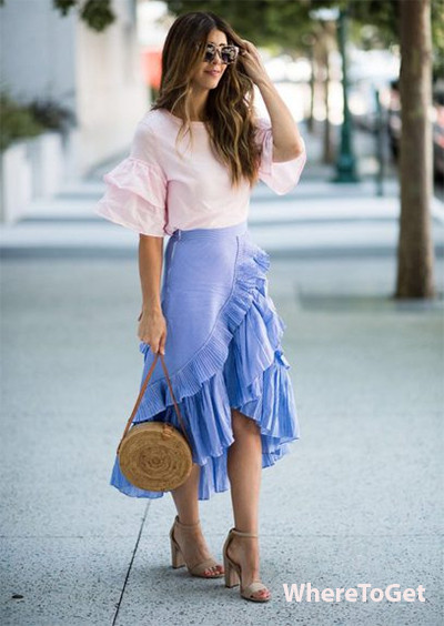 Trik Mix & Match Atasan dengan Rok Ruffle untuk Busana Harian