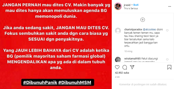 Para Seleb yang Dikecam Gara-gara COVID-19, dan Siapa yang Harus Kita Percaya