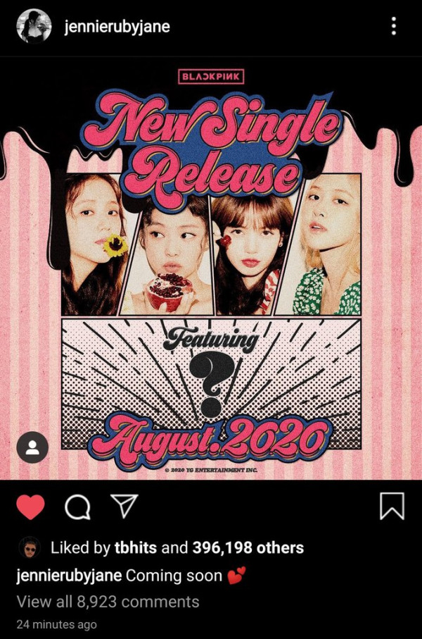 Ariana Grande dan Timnya Me-Like Postingan Promo Single Terbaru BLACKPINK, Pertanda Kolaborasi?