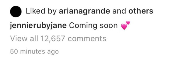 Ariana Grande dan Timnya Me-Like Postingan Promo Single Terbaru BLACKPINK, Pertanda Kolaborasi?