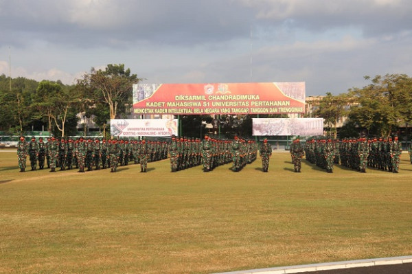 Wamenhan Buka Pendidikan Dasar Militer Kadet Mahasiswa S-1 Unhan