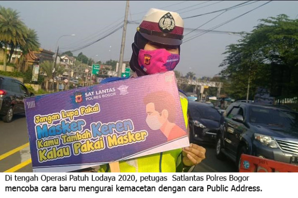 Public Address, Cara Baru Satlantas Polres Bogor Urai Kemacetan di Jalur Puncak
