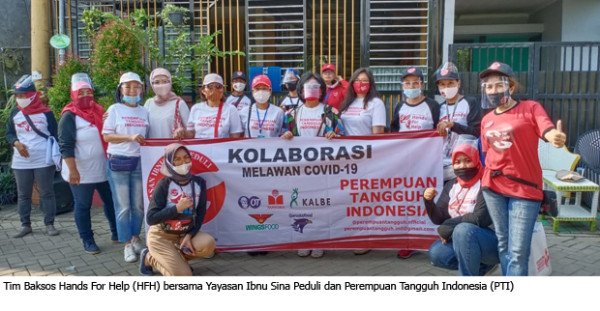 Kolaborasi Sosial HFH-PTI Bagikan Sembako bagi Warga Terdampak Covid-19