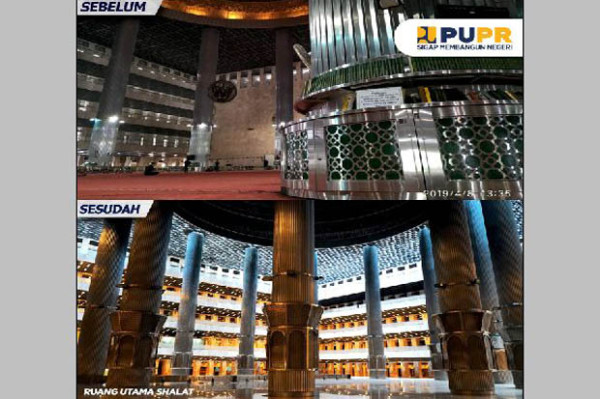 Ini Wajah Baru Masjid Istiqlal Setelah Direnovasi, Telan Biaya Rp475 Miliar