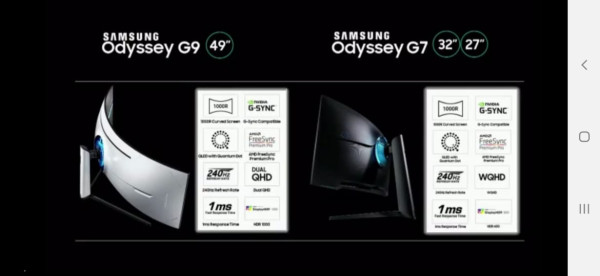 Wujudnya Melengkung, Monitor Samsung Odyssey G9 dan G7 Penuhi Harapan Gamer