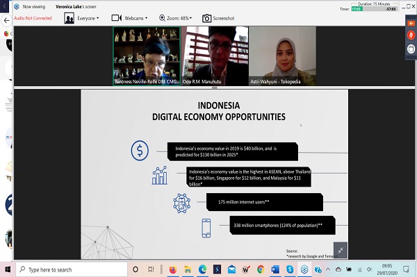 Di Tengah Pandemi Covid-19, KBRI London Dorong Startup Inggris Investasi di Indonesia